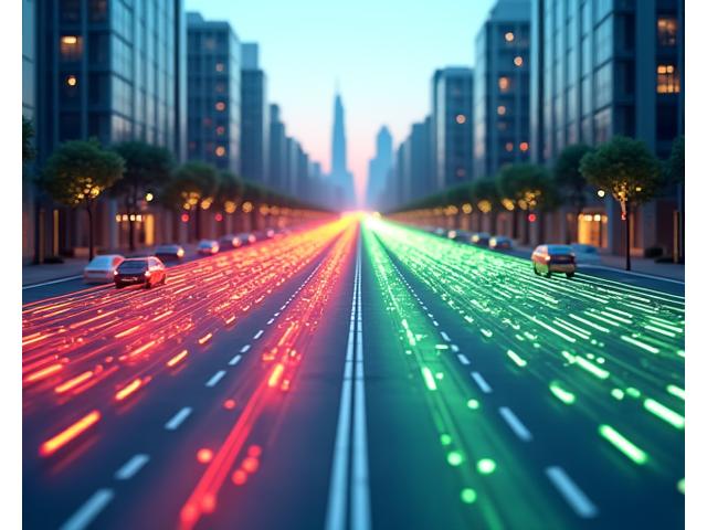 Simulation de flux de véhicules dans un quartier urbain avant et après l'optimisation des parkings